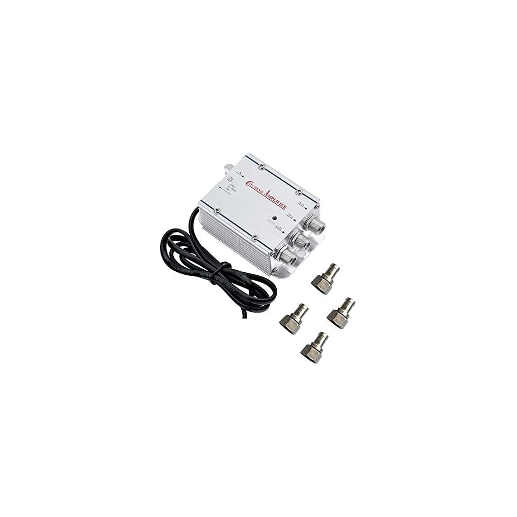 foto del prodotto trade shop amplificatore segnale tv sdoppiatore antenna 3 uscite digitale terrestre 