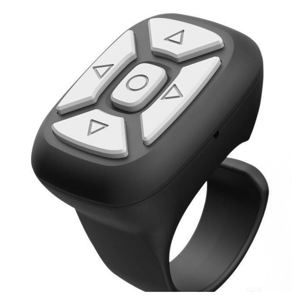 foto del prodotto trade shop anello telecomando bluetooth 15m multifunzione supporto per video foto e book s28 