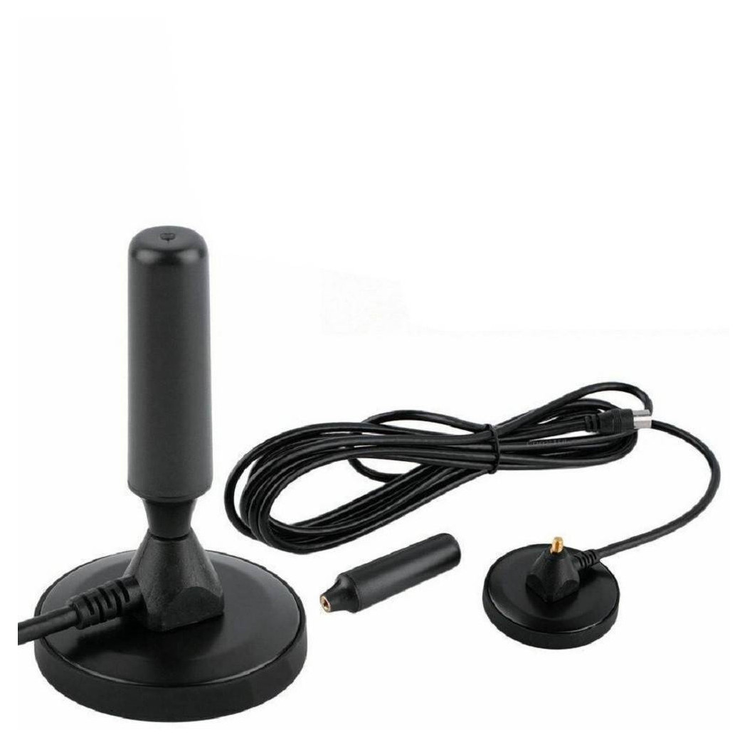 foto del prodotto trade shop antenna portatile dvb t tv 3.5 db portatile per auto camper calamitata cavo 3,5m 