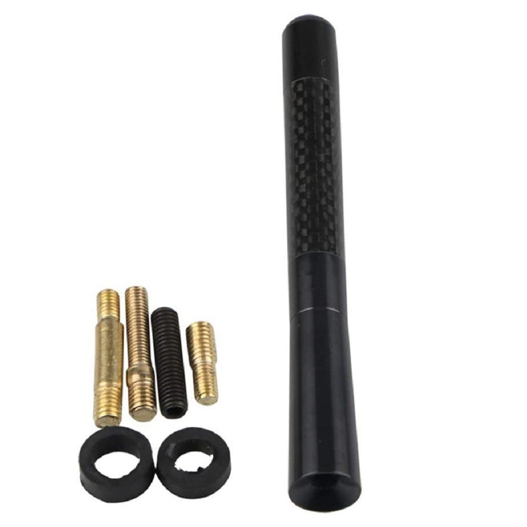 foto del prodotto trade shop antenna sportiva universale per auto 12 cm accessori ricambio per autoradio nero 