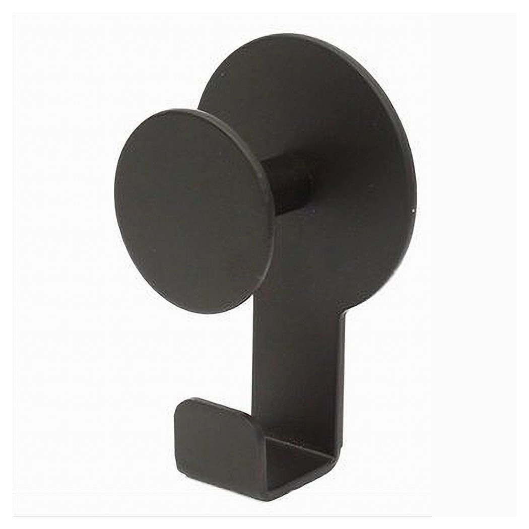 foto del prodotto trade shop appendino ganci appendi porta asciugamano 1 posto doppio bagno casa nero 59765 