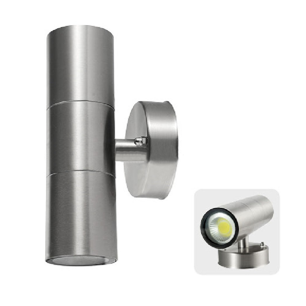 foto del prodotto trade shop applique a led cilindro doppio fascio luce up e down sotto sopra 5w 