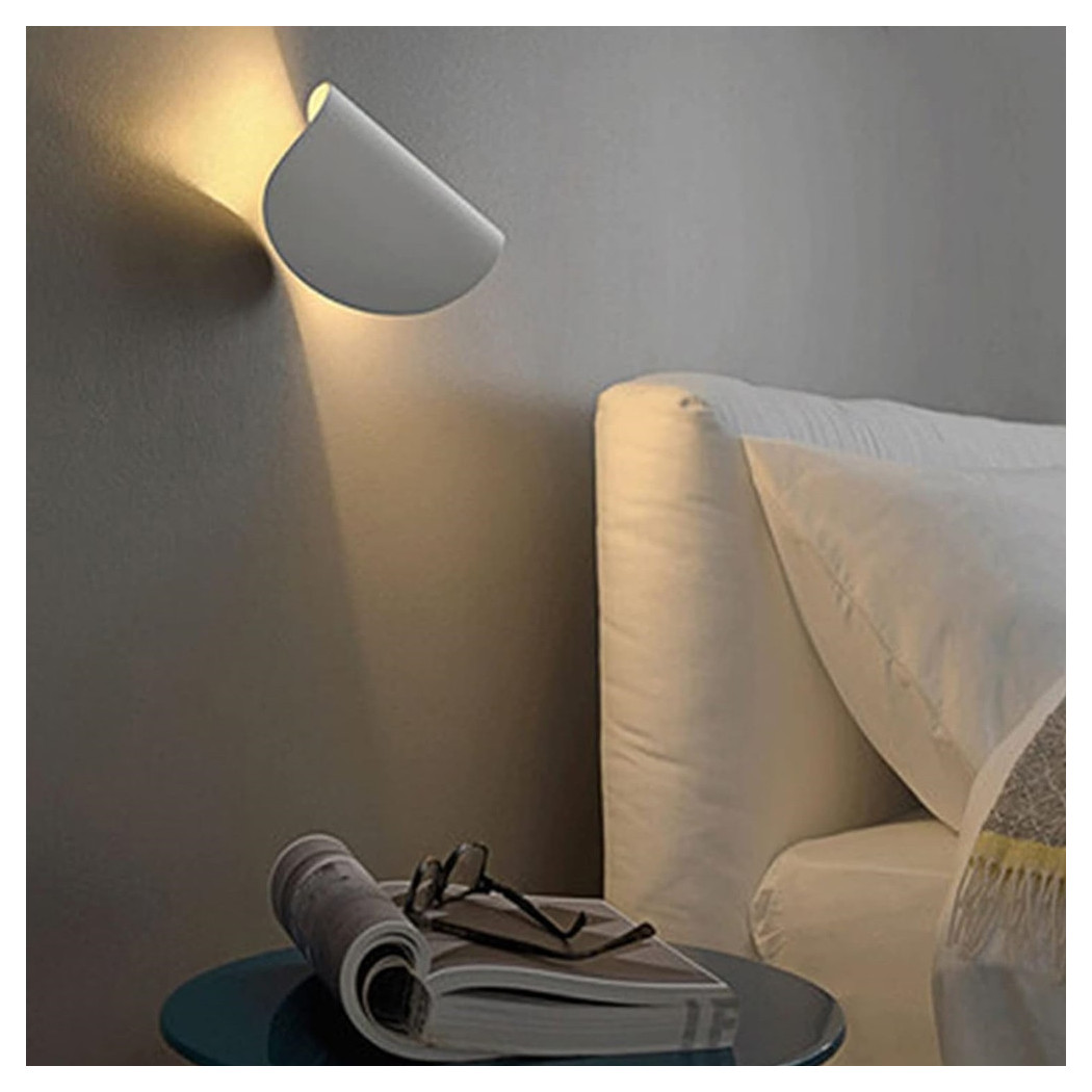foto del prodotto trade shop applique da parete bianco in metallo lampada attacco g9 design moderno ip20 32750 