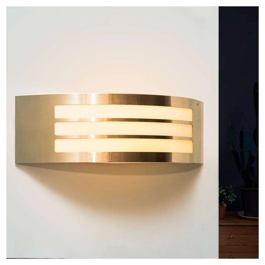 foto del prodotto trade shop applique led esterno lampada e27 luce moderna parete muro giardino cortile s101 a 