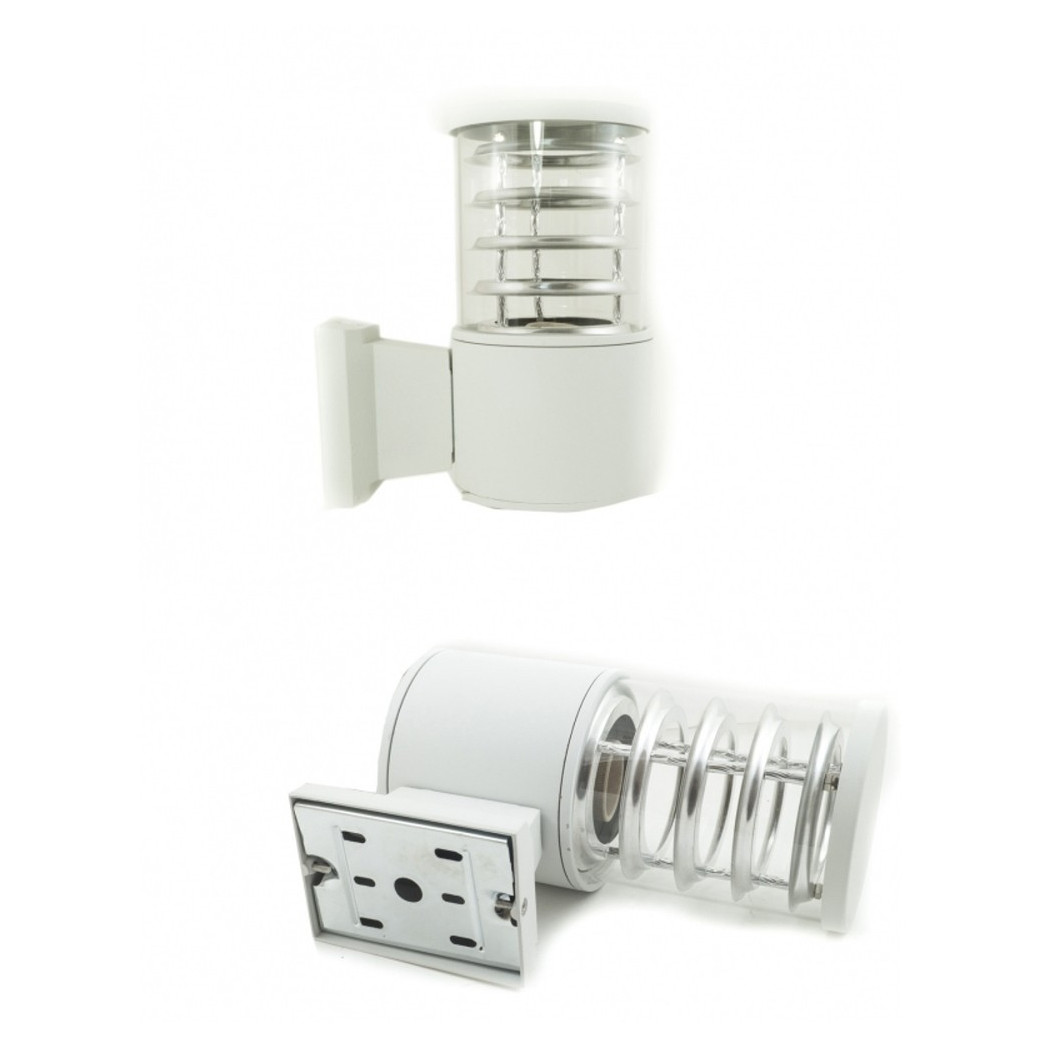 foto del prodotto trade shop applique plafoniera singolo faretto fascio dw bianco spirale 22x17x11 cm luce 