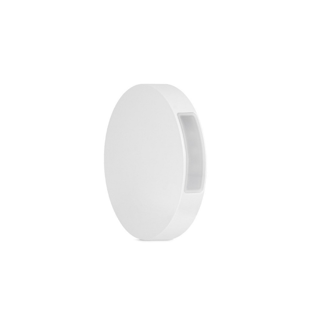 foto del prodotto trade shop applique slim tonda con biemissione luminosa 6w luce 6500k 4000k 3000k xc 9045 bianco naturale 