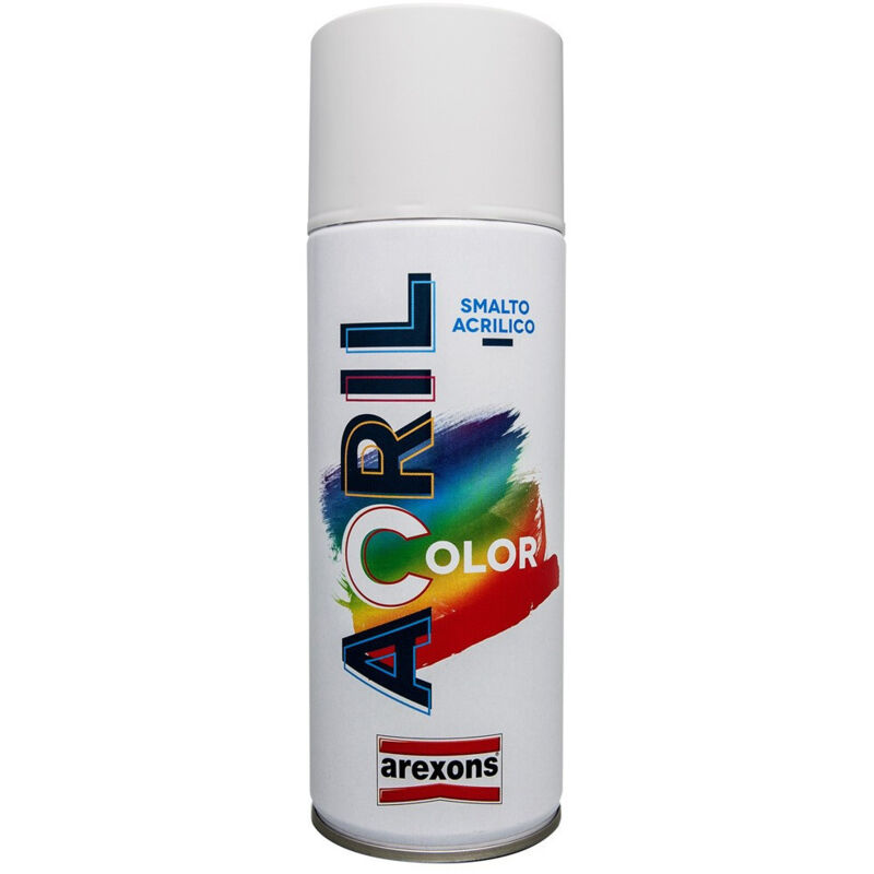 foto del prodotto trade shop arexons bomboletta spray vernice smalto sintetico vari colori tutte le superfici bianco elettro