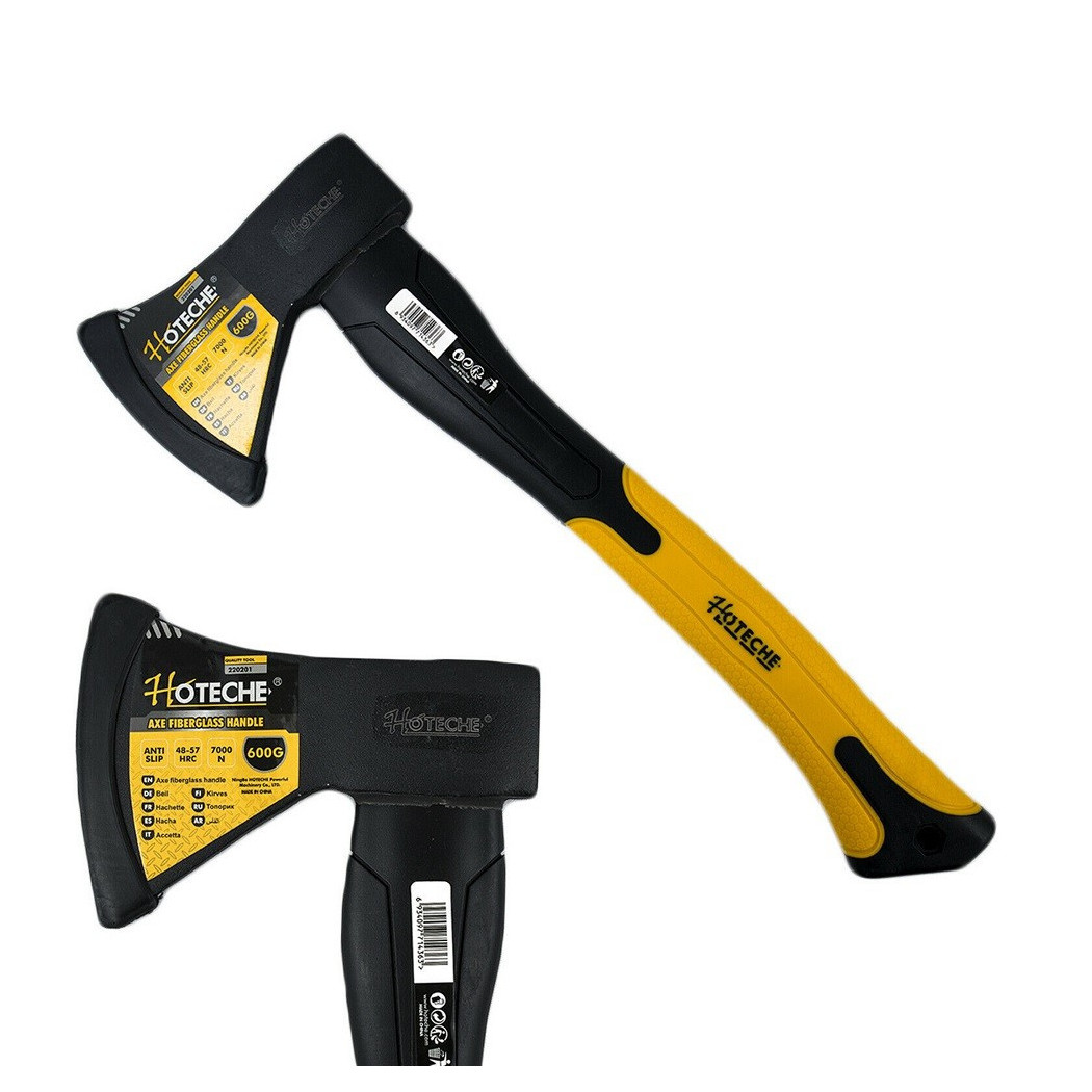 foto del prodotto trade shop ascia spacca legna picozzino 600 gr accetta legno manico resina ergonomico 
