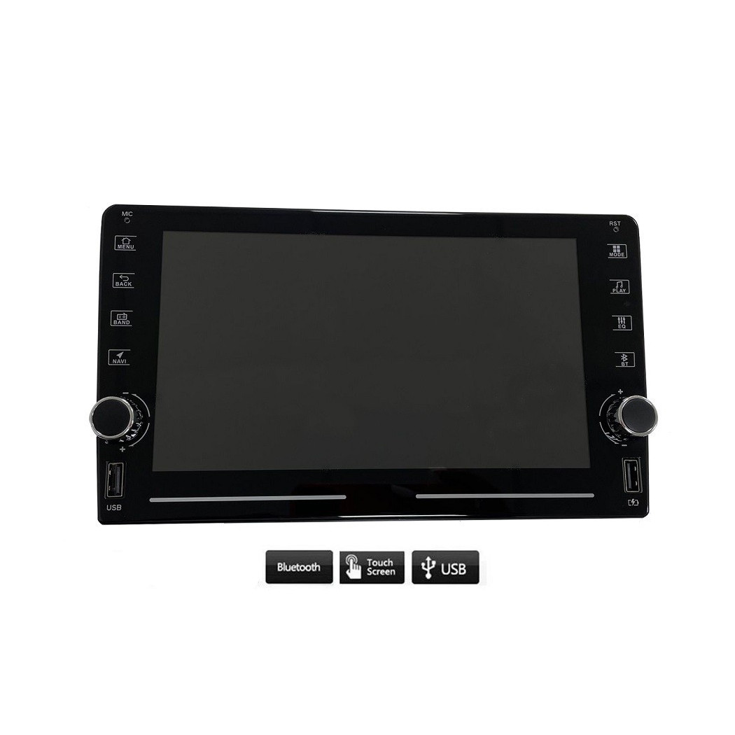 foto del prodotto trade shop autoradio con monitor 8 quot bluetooth touch screen usb frontalino radio multimedia 