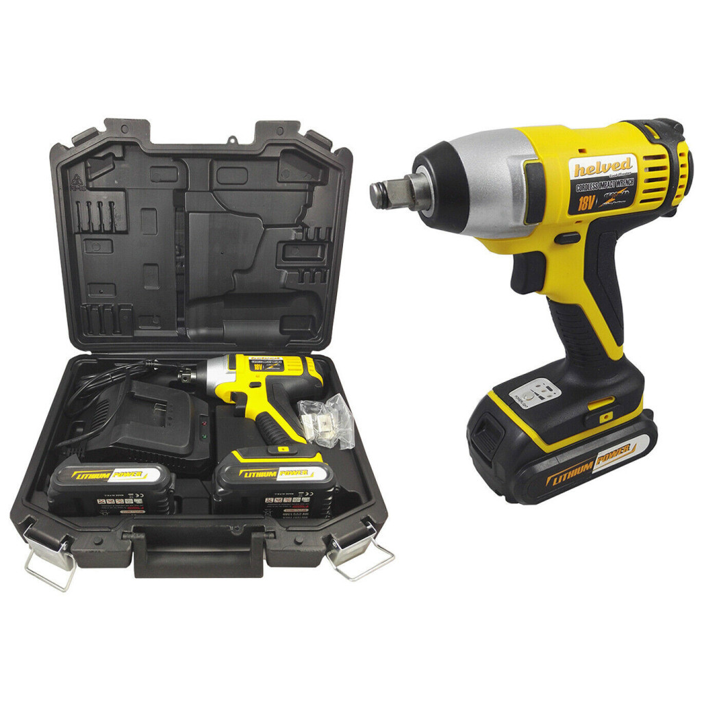 foto del prodotto trade shop avvitatore a impulsi percussione per bulloni pneumatici cordless 180nm eg10427 