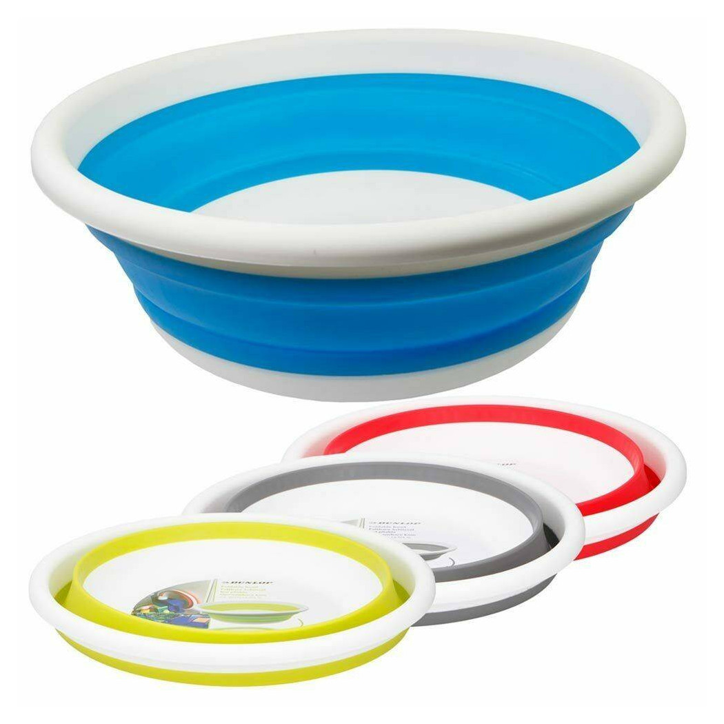 foto del prodotto trade shop bacinella secchio pieghevole salvaspazio 38cm rotondo casa giardino in plastica 