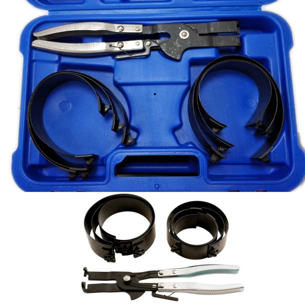 foto del prodotto trade shop banda di serraggio anello pistone pinza anelli raschia olio kit 7 pz 73 111mm 