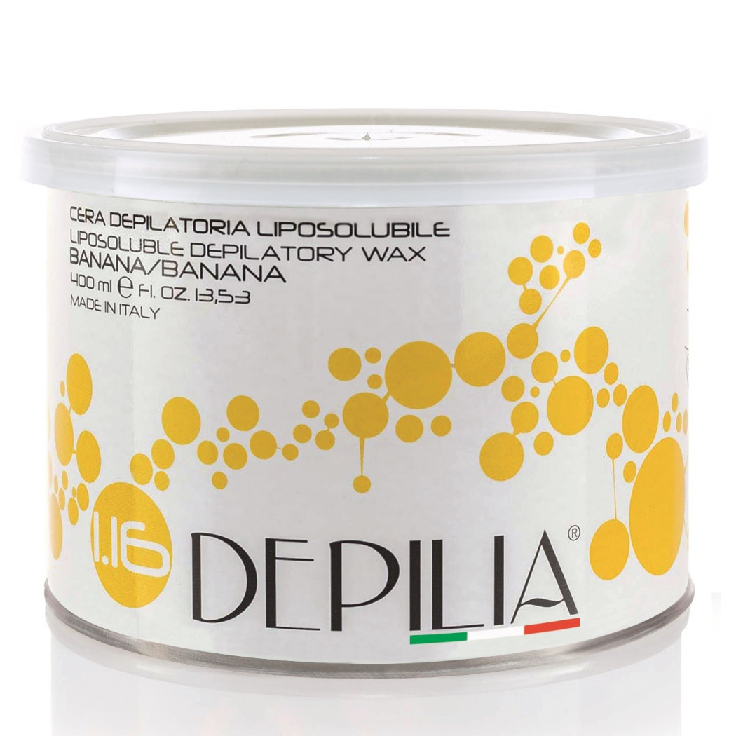 foto del prodotto trade shop barattolo cera depilatoria liposolubile banana 1.16 400ml ceretta depilazione 