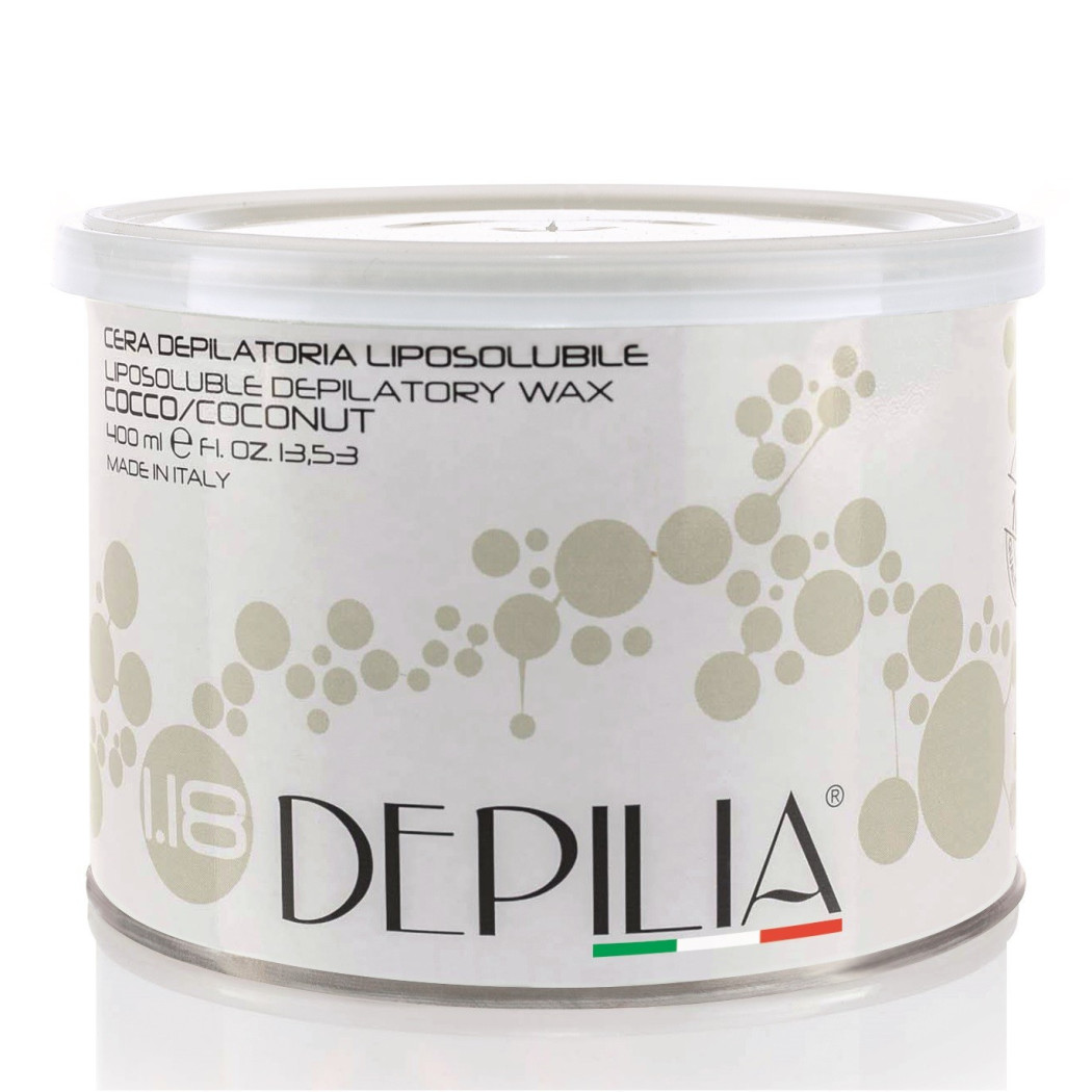 foto del prodotto trade shop barattolo cera depilatoria liposolubile cocco 1.18 400ml ceretta depilazione 