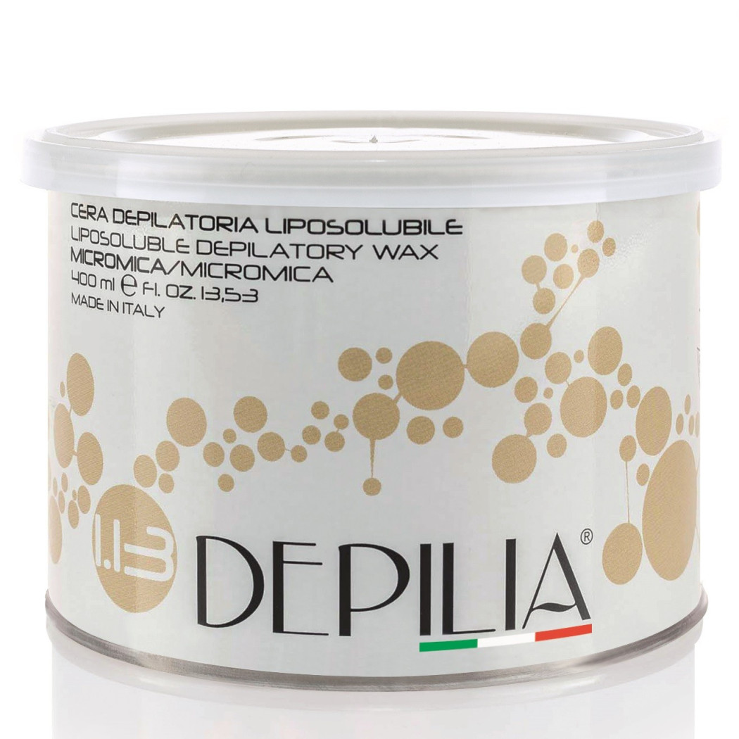 foto del prodotto trade shop barattolo cera depilatoria liposolubile micromica 1.13 400ml ceretta depilazione 