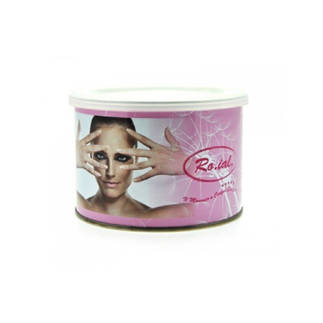 foto del prodotto trade shop barattolo cera depilatoria liposolubile titanio rosa 400ml scaldacera ceretta caldo 