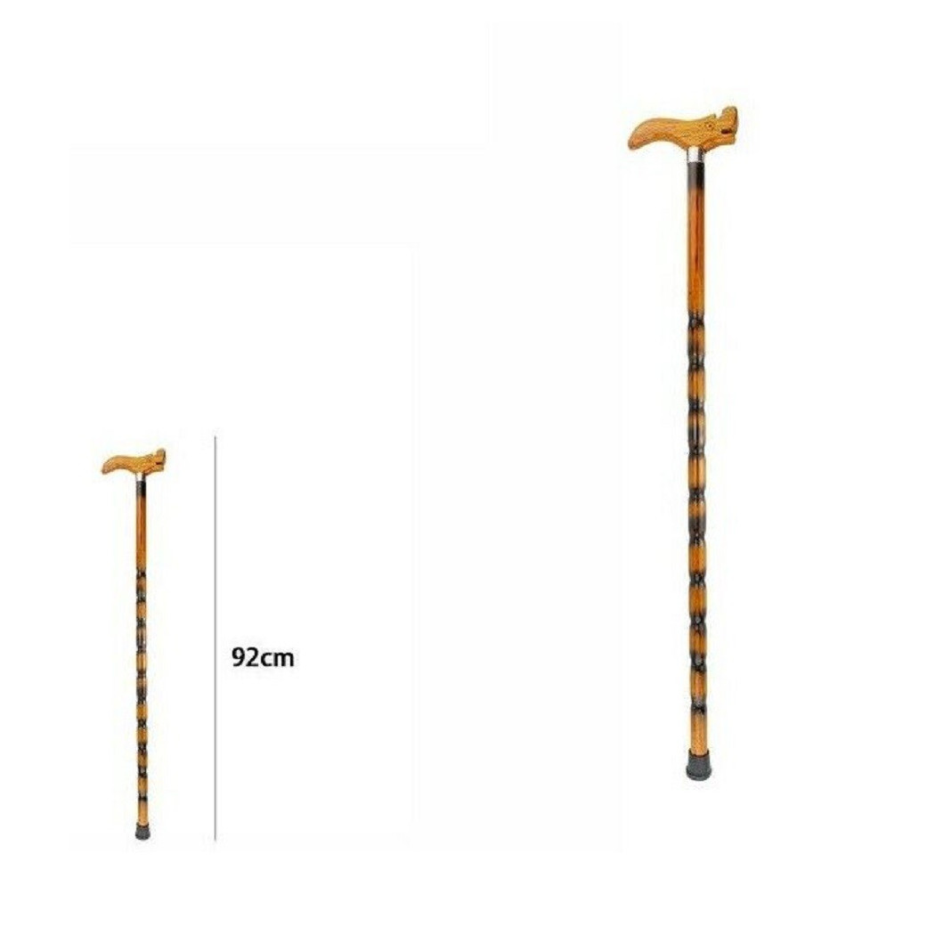 foto del prodotto trade shop bastone da passeggio per anziani disabili in legno lunghezza 92 cm 65547 