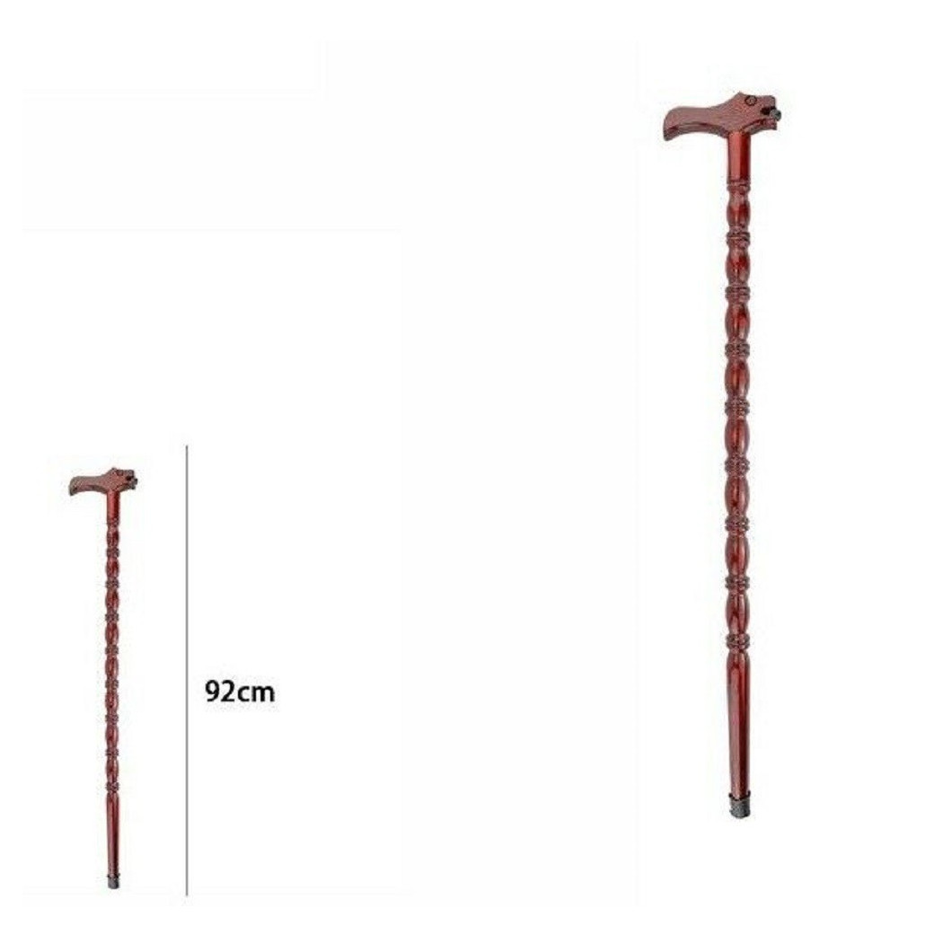 foto del prodotto trade shop bastone da passeggio per anziani disabili in legno lunghezza 92 cm 65548 