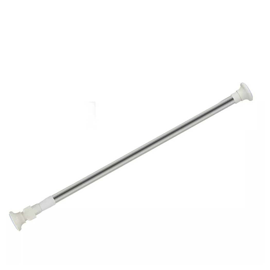 foto del prodotto trade shop bastone silver estensibile asta appendiabiti tende regolabile da 70 120 cm 59408 