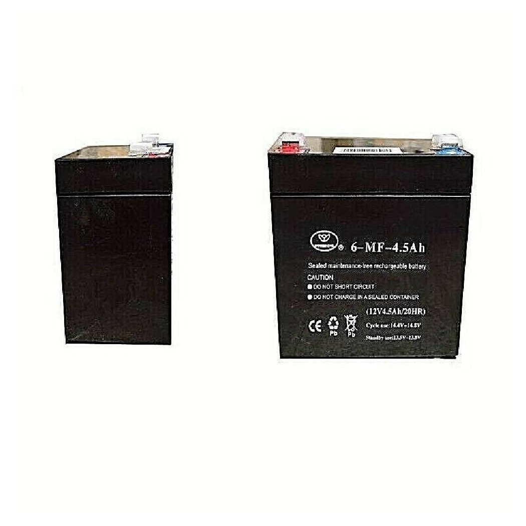 foto del prodotto trade shop batteria ermetica ricaricabile 6 mf 4.5ah 12v gruppo continuit giocattoli 
