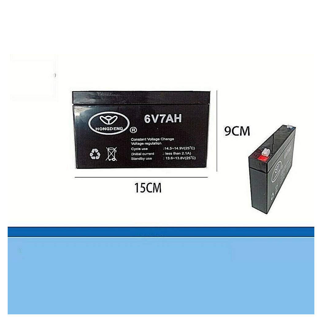 foto del prodotto trade shop batteria ermetica ricaricabile 6 volt 7 gruppo continuit giocattoli ampere 