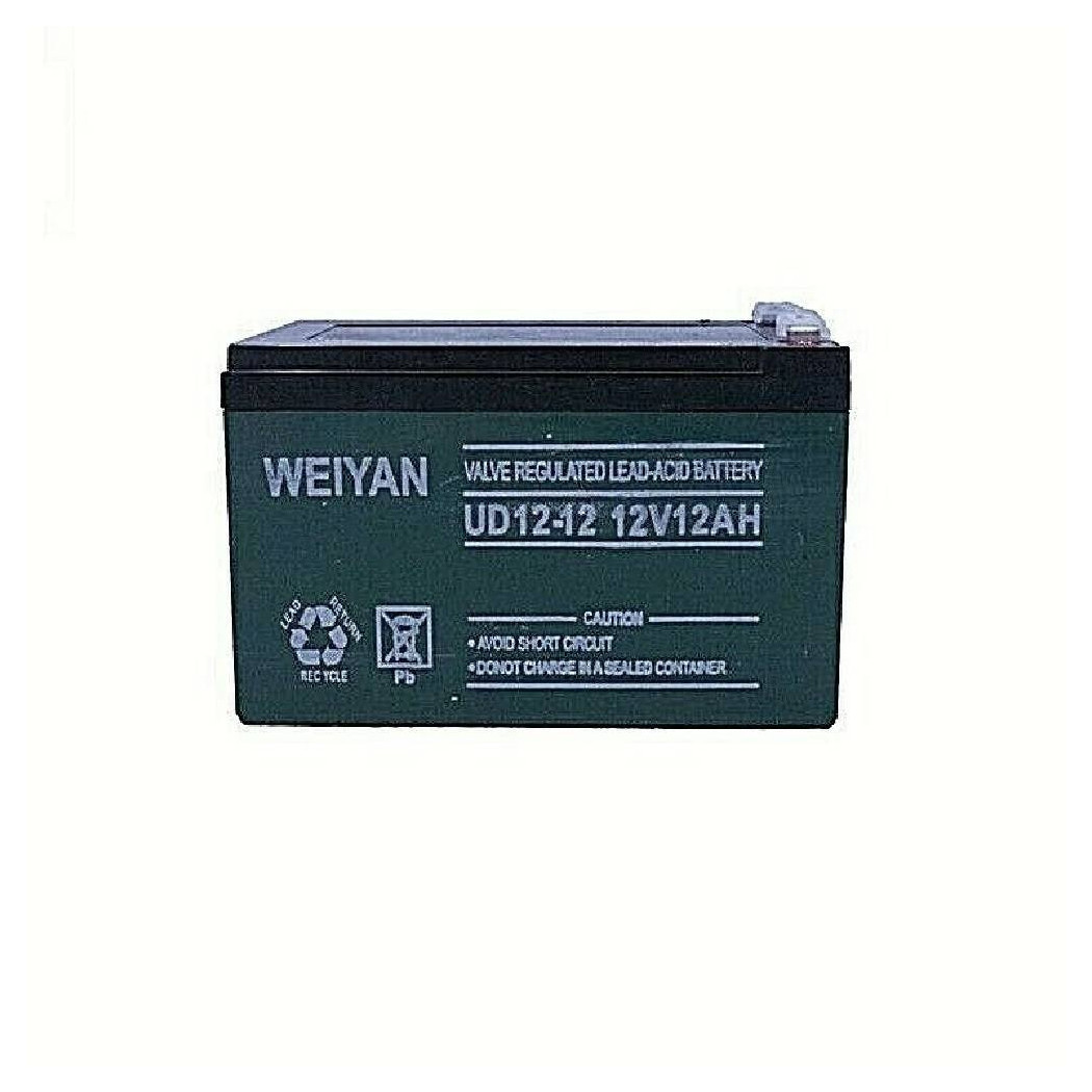 foto del prodotto trade shop batteria ermetica ricaricabile ud12 12 12v12ah gruppo continuit giocattoli 