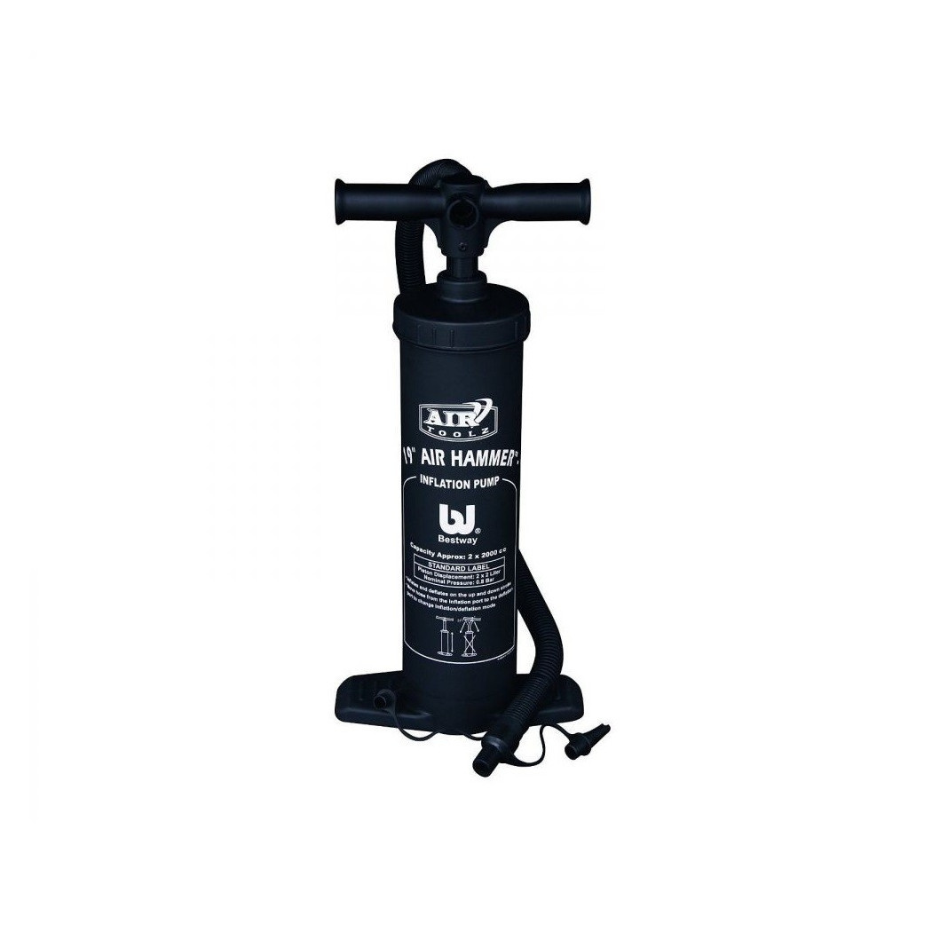 foto del prodotto trade shop bestway pompa ad aria doppio pistone pompa air hammer 48 cm 19 quot da campeggio 
