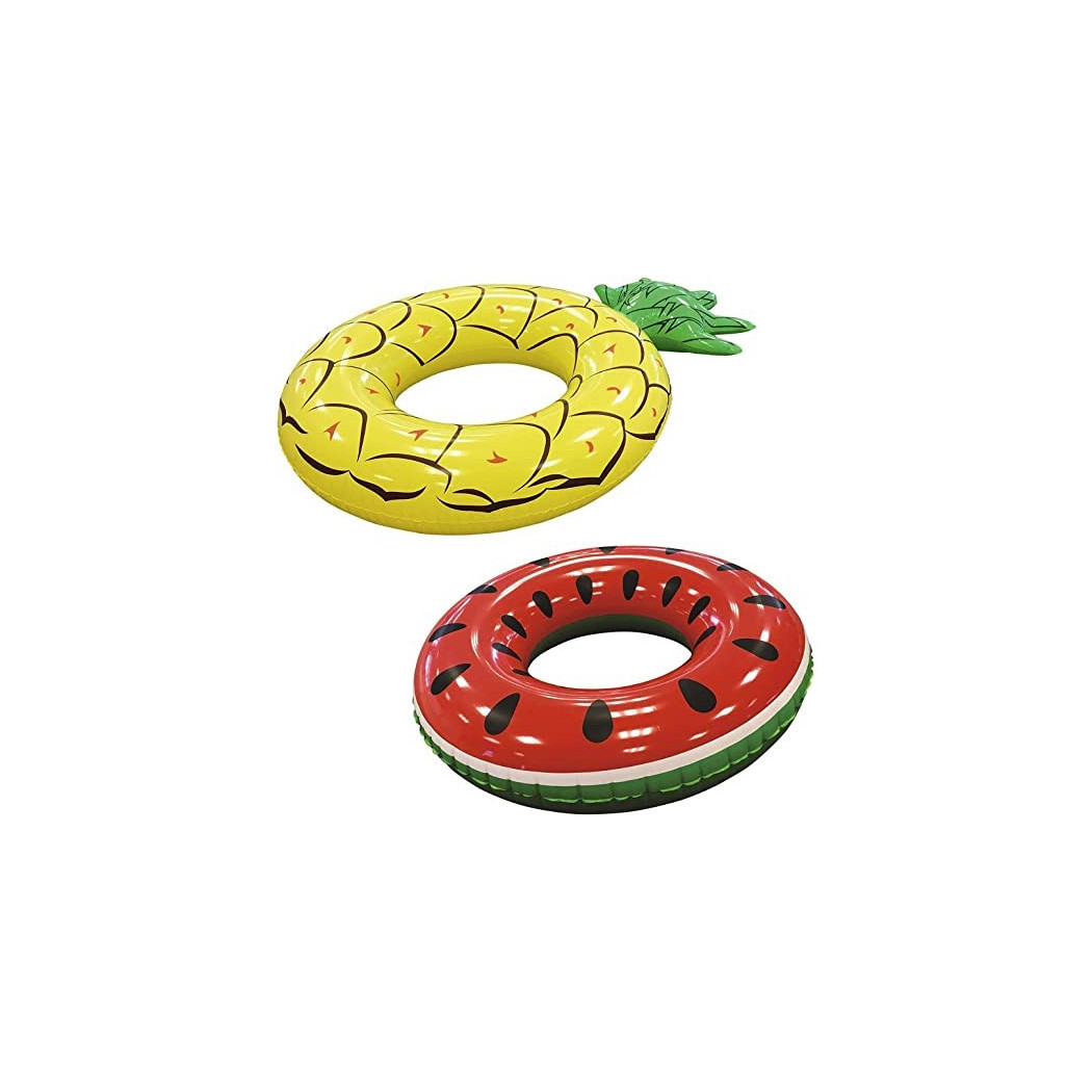 foto del prodotto trade shop bestway salvagente fashion ciambella gonfiabile frutta assorta ananas e anguria 