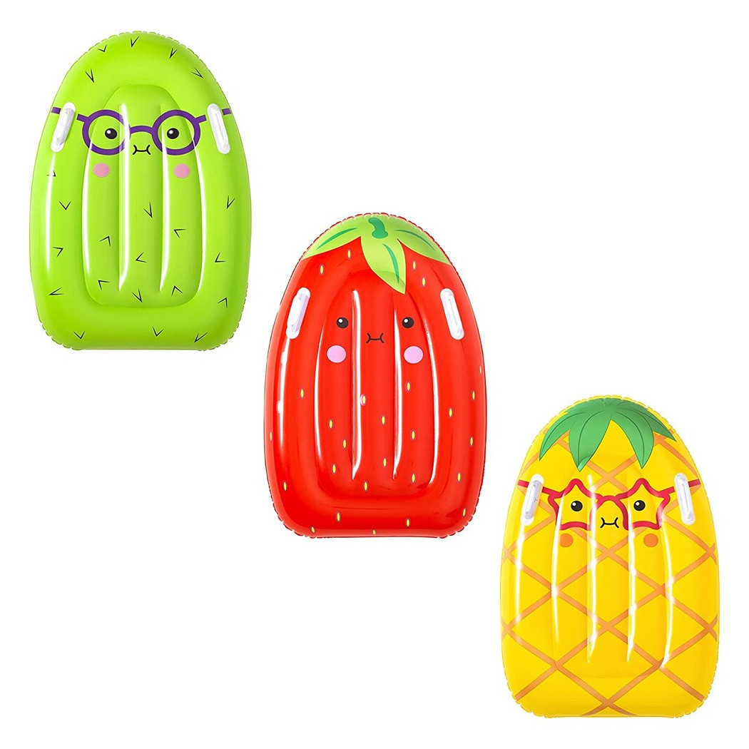 foto del prodotto trade shop bestway tavola nuoto kiwi fragola ananas materassino tavoletta bambini gonfiabile 