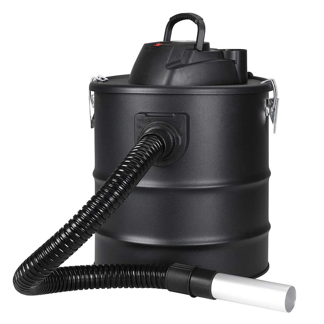 foto del prodotto trade shop bidone aspiracenere elettrico 1000w aspirapolvere aspira cenere stufa pellet 18l 