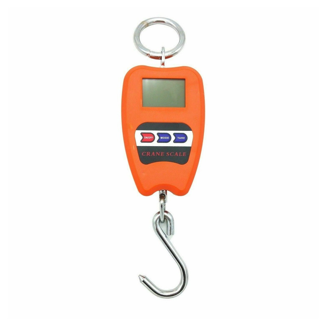 foto del prodotto trade shop bilancia digitale professionale gancio dinamometro molla 100 kg sospesa 