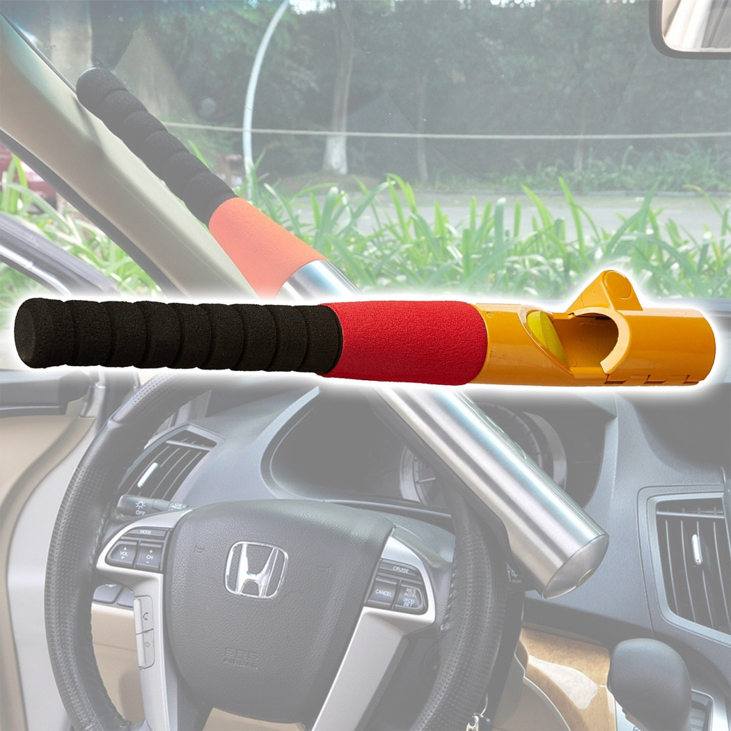 foto del prodotto trade shop bloccasterzo blocca volante antifurto auto mazza baseball difesa blindosterzo 