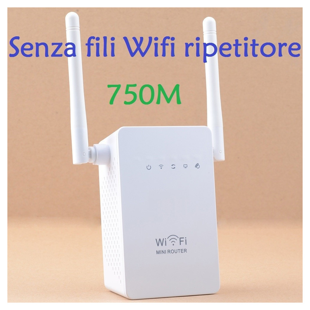 foto del prodotto trade shop boas 750m wireless n lan wifi ripetitore ap estensione wifi 2.4g con 2 antenne 