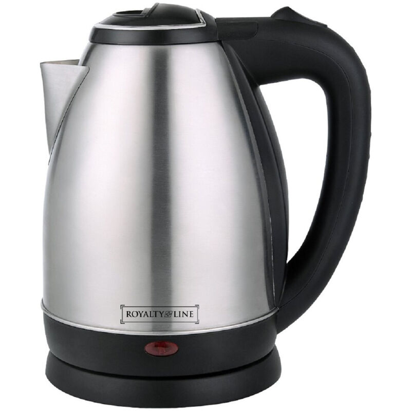 foto del prodotto trade shop bollitore elettrico in acciaio inox 1,8lt 2200w acqua calda bollilatte silver 