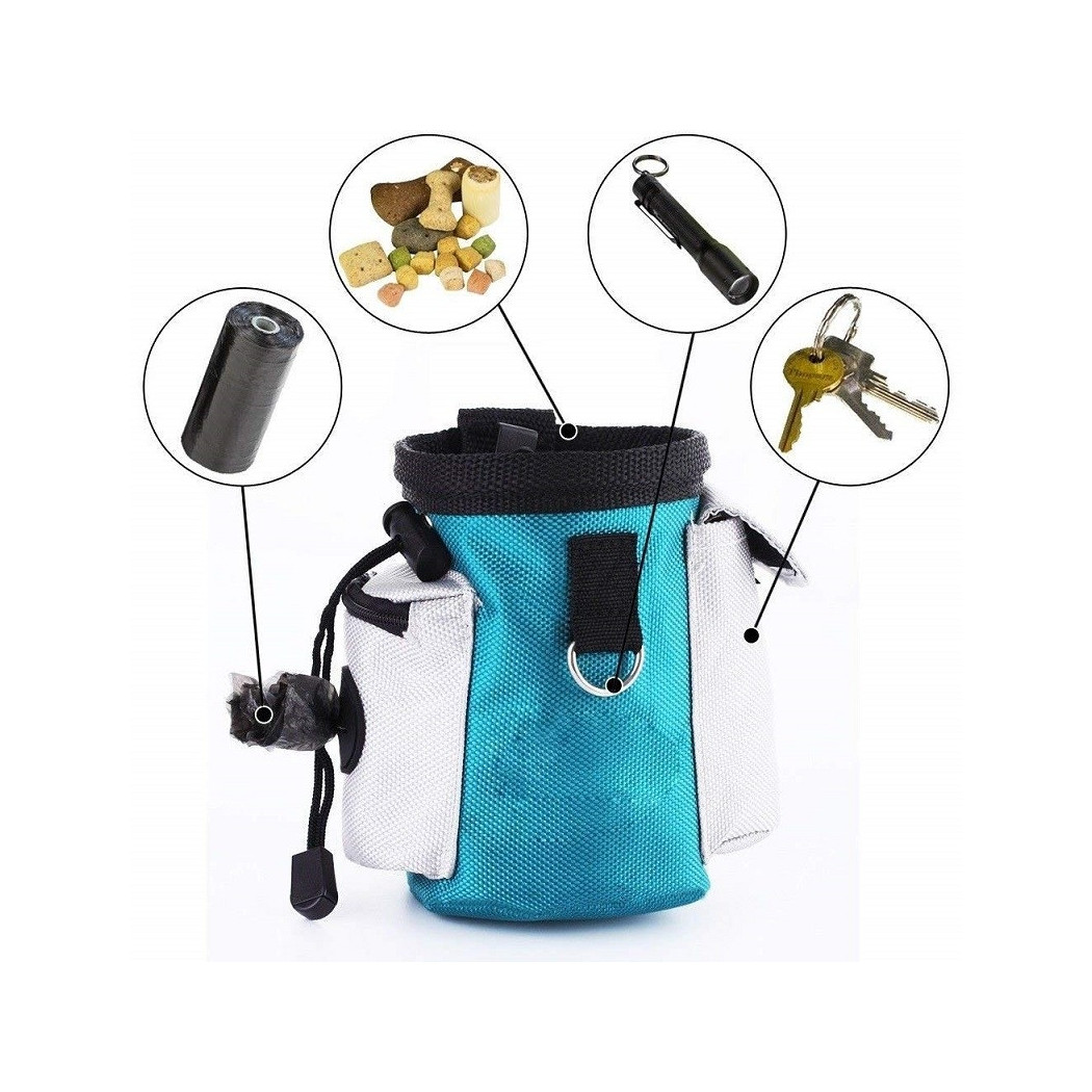 foto del prodotto trade shop borsa addestramento portapremio snack erogazione bustine 14 x 18 x 8.5 cm cane 