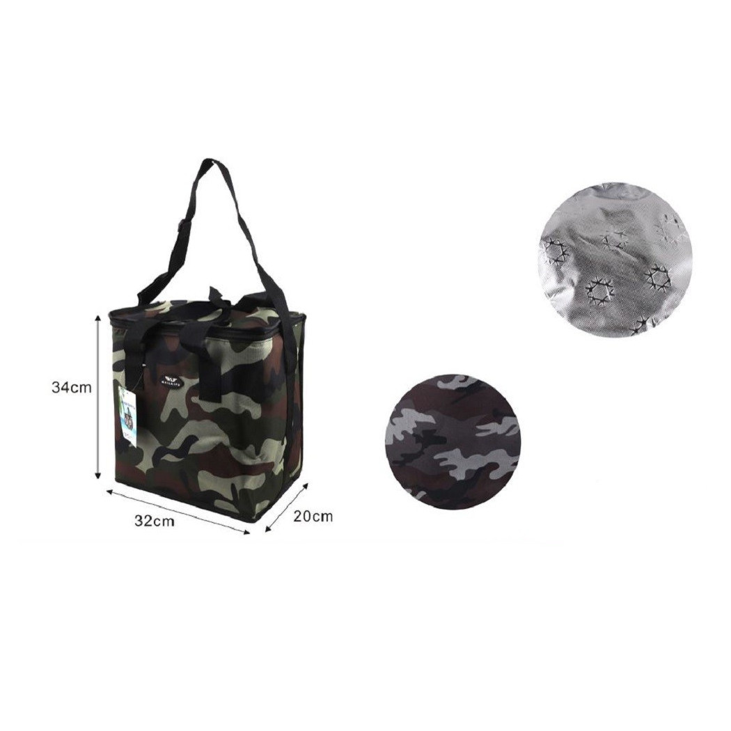 foto del prodotto trade shop borsa militare termica 22 lt mare campeggio escursioni picnic 32x20x34 cm 12811 