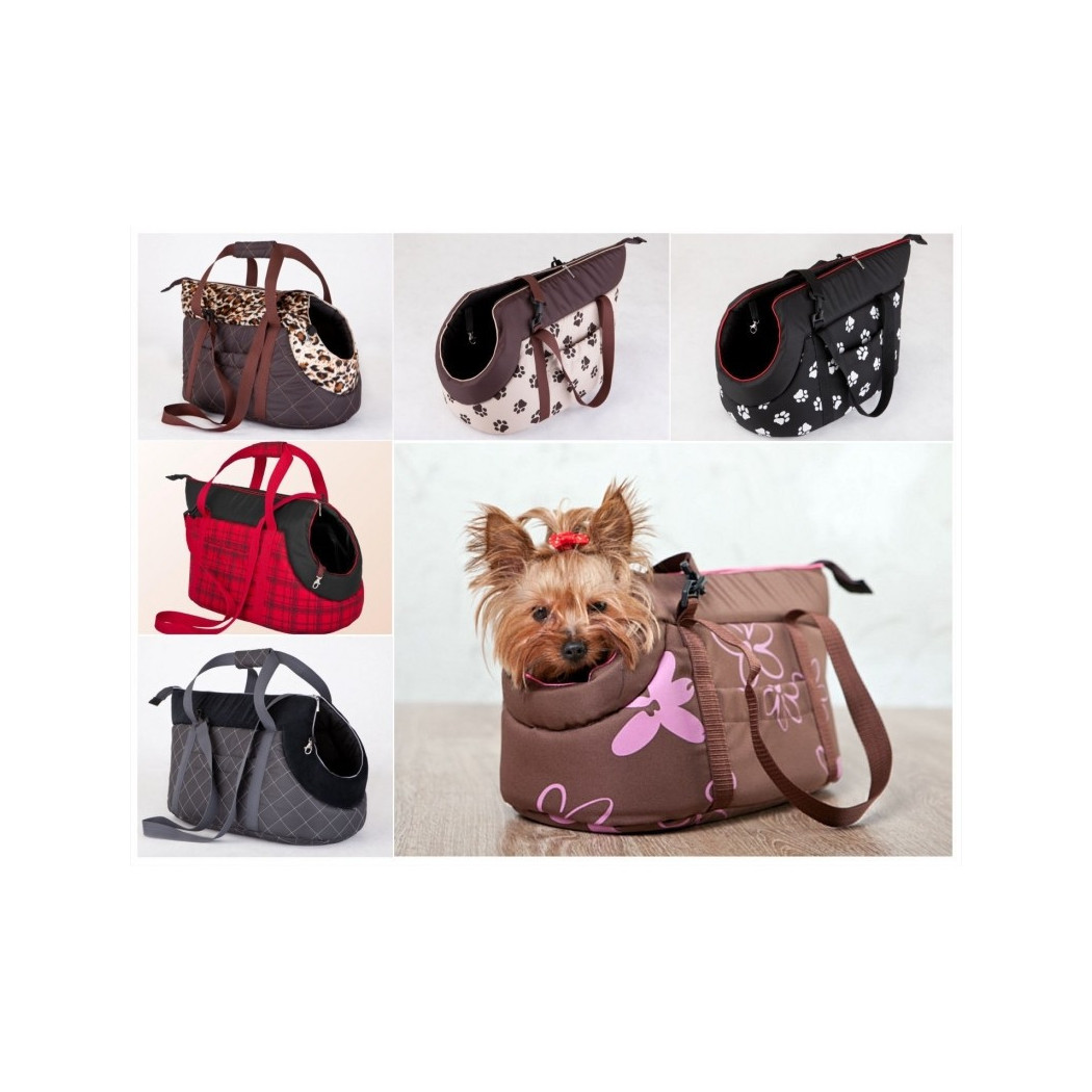 foto del prodotto trade shop borsa per il trasporto con zip trasportino cane gatto animali domestici taglia s m