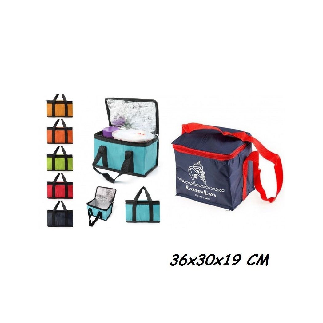 foto del prodotto trade shop borsa termica 36x30x19 cm frigo porta pranzo spiaggia mare escursione pic nic 