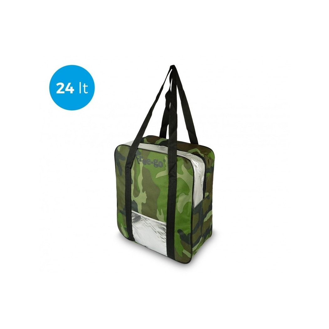 foto del prodotto trade shop borsa termica mimetica 24l frigo porta pranzo spiaggia mare escursione pic nic 