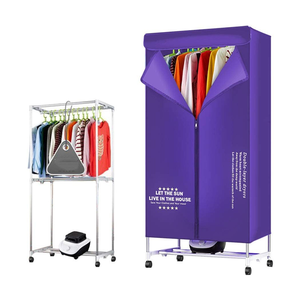 foto del prodotto trade shop box asciugatrice asciuga biancheria elettrica asciugabiancheria stendino 1000w 