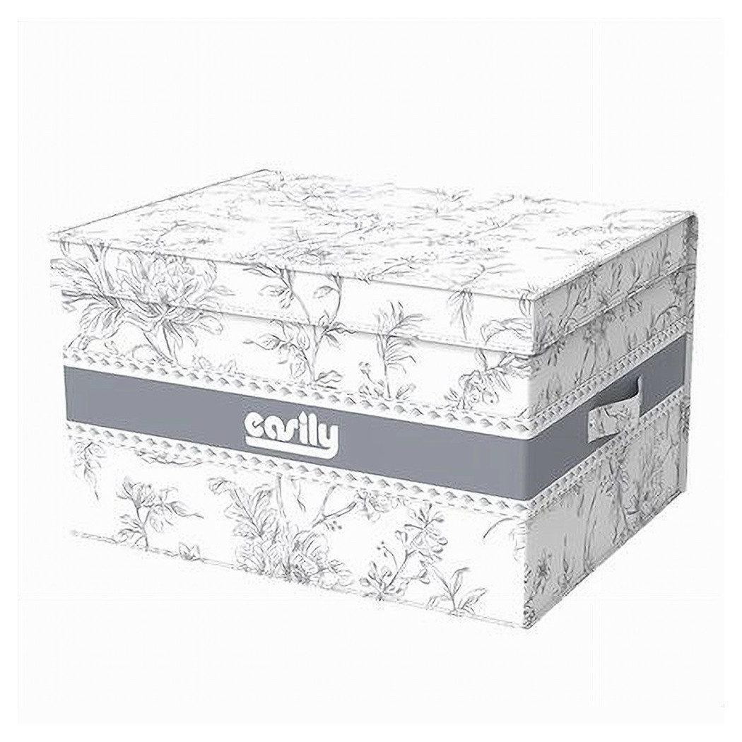 foto del prodotto trade shop box portatutto scatola salvaspazio contenitore organizer 30x28x15cm fantasia 87313 