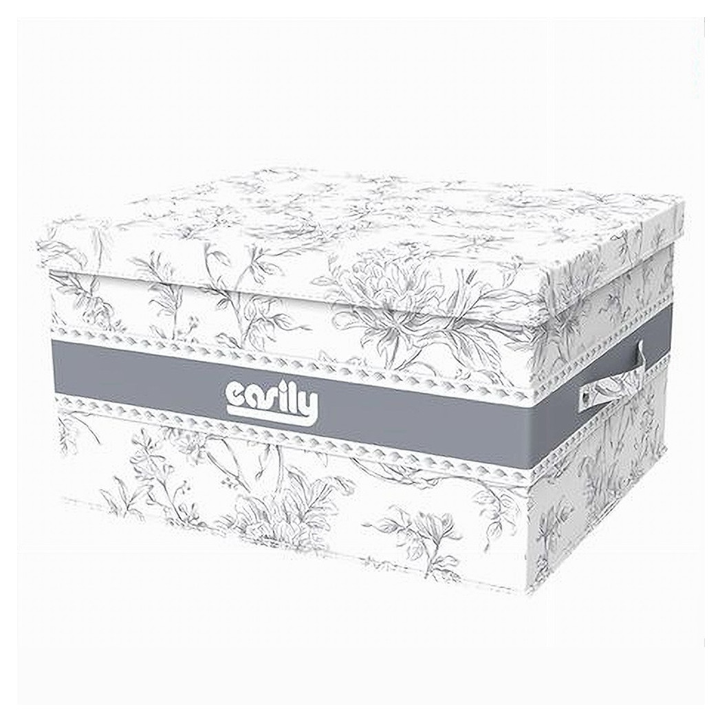 foto del prodotto trade shop box portatutto scatola salvaspazio contenitore organizer 55x42x30cm fantasia 87323 