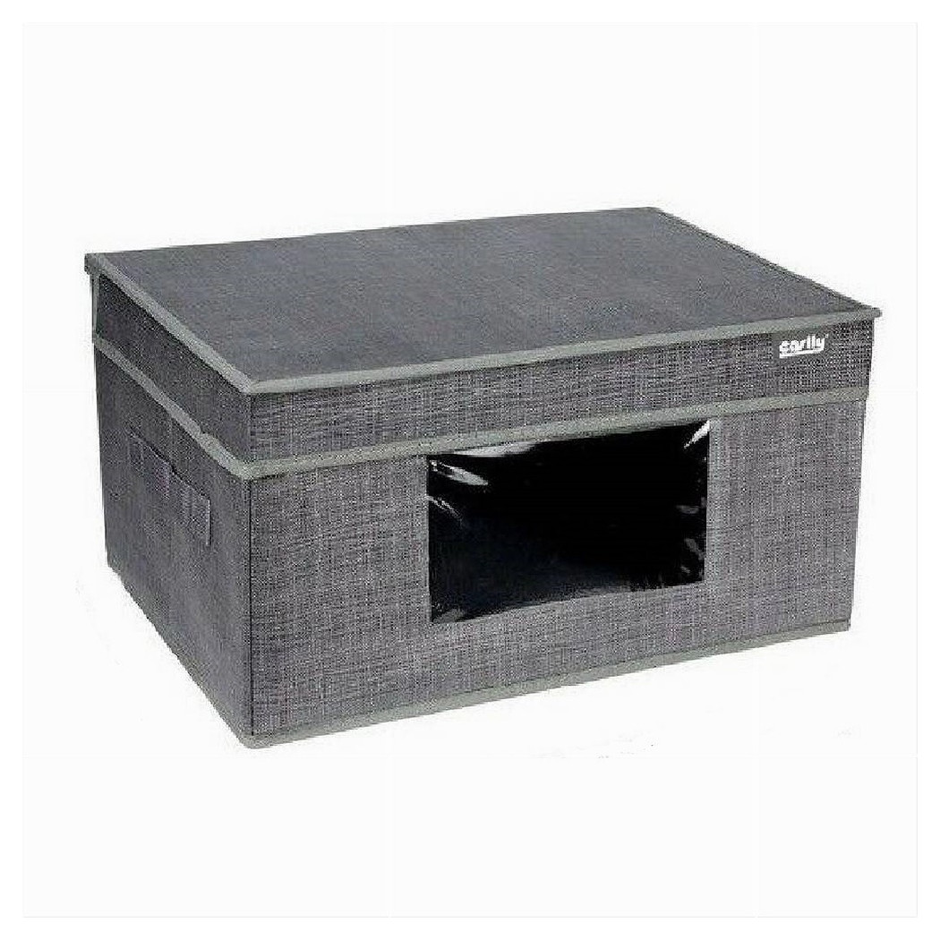 foto del prodotto trade shop box scatola salvaspazio portatutto contenitore organizer 50x30x20cm 69700 
