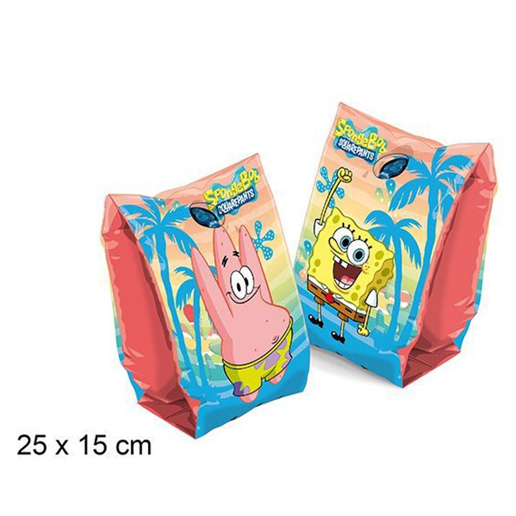 foto del prodotto trade shop braccioli gonfiabili spongebob mare piscina nuoto per bambini manicotti 25x15cm 