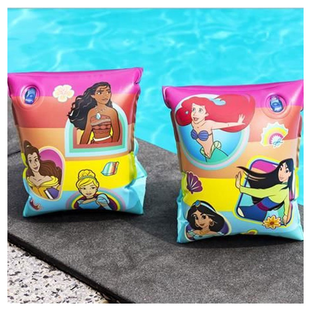 foto del prodotto trade shop braccioli per il mare da principessa per bambine spiaggia piscina nuoto 23x15 cm 