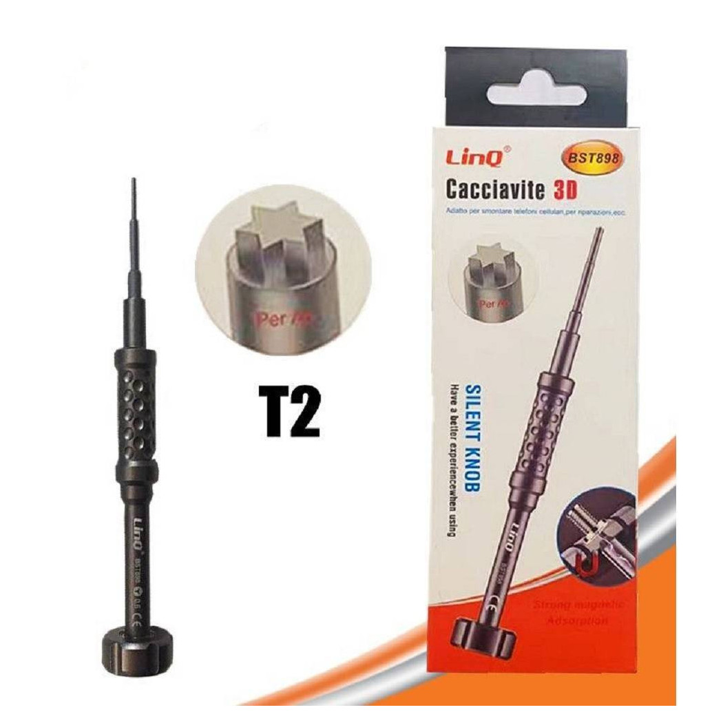 foto del prodotto trade shop cacciavite torx 3d t2 professionale riparazione smartphone cellulari bst898 t2 
