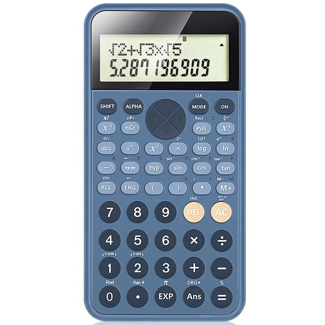 foto del prodotto trade shop calcolatrice scientifica 240 metodi di calcolo uffici scuola a 12 cifre pn 2891 
