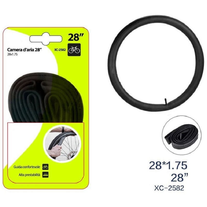 foto del prodotto trade shop camera d 39 aria 28 quot per pneumatici ruote bici bicicletta bike 28x1.75 xc 2582 