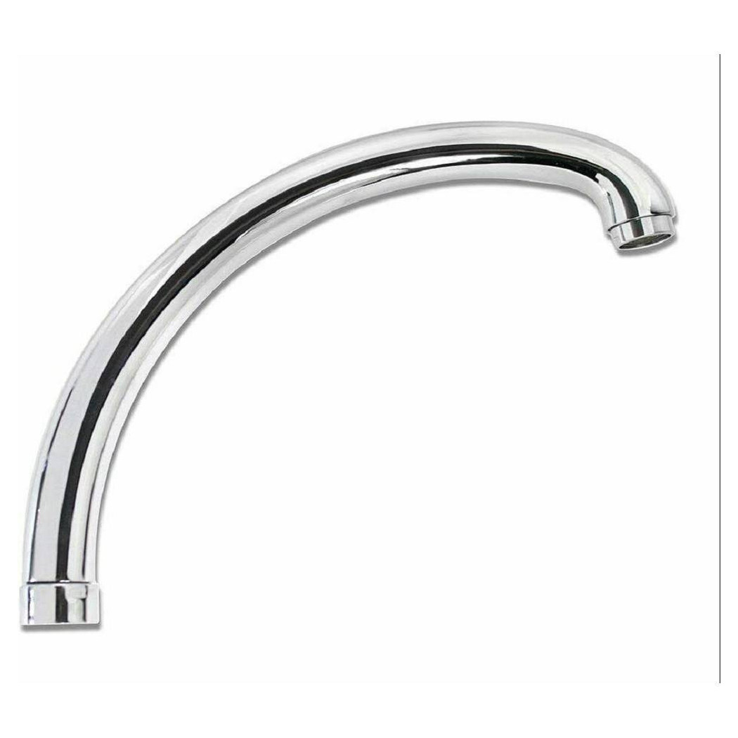 foto del prodotto trade shop canna di ricambio bassa lunga per miscelatore lavello cromato lucido 19cm 
