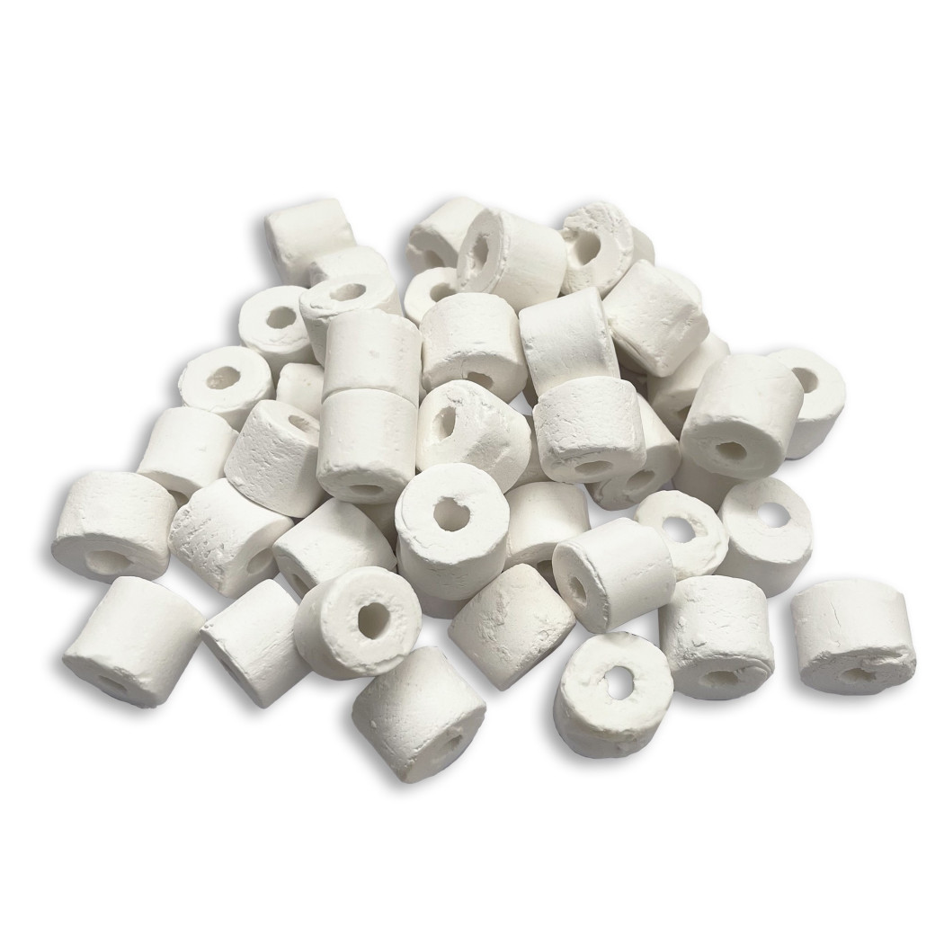 foto del prodotto trade shop cannolicchi in vetro ceramica attiva per filtri acquario pulizia acqua conf. 1kg 